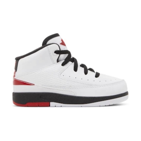 Nike Air Jordan 2 Retro PS Chicago White Black Varsity Red AJ2 DQ8564 106 - Picture 1 of 17